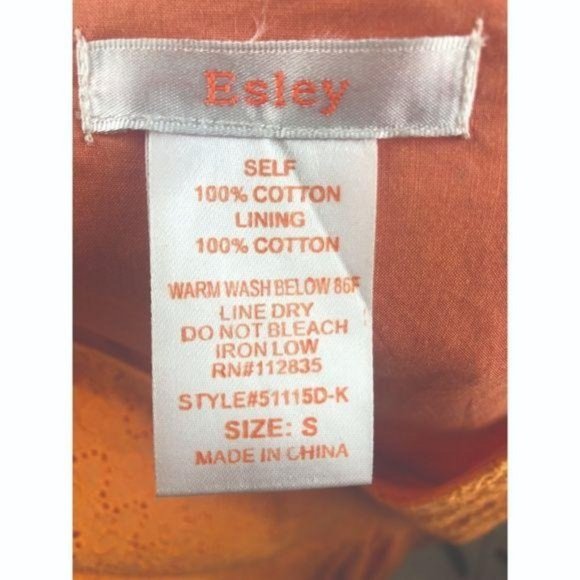 🦋 Tangerine Floral Daisy Dress - Picture 8 of 8